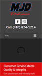 Mobile Screenshot of mjdperformance.com